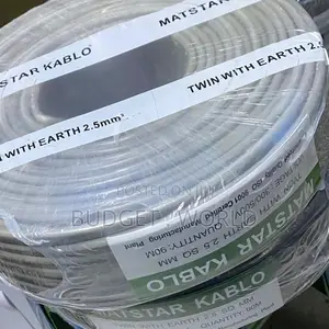 90m Roll 2.5mmTwin Earth Cable 3 CoreFlame Retardant Electrical Wire