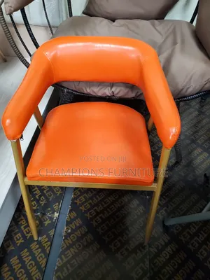 Modern Orange Accent ArmChair