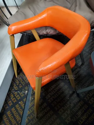 Modern Orange Accent ArmChair