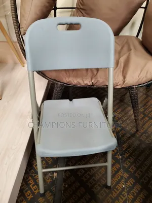 Grey Foldable Heavy Duty Outdoor Chair