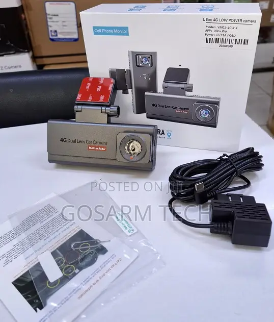 Smart Dual Lens Ubox App 4G Dash Camera Dual Lens Dashcam