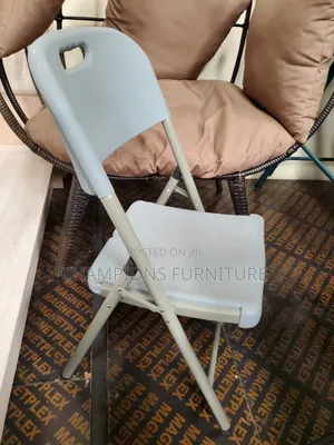 Grey Foldable Heavy Duty Outdoor Chair