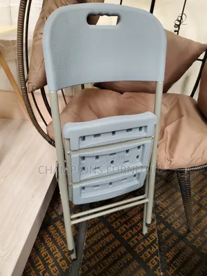Grey Foldable Heavy Duty Outdoor Chair