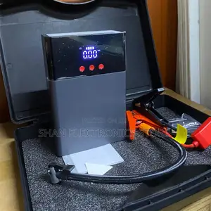 Emergency Kit With the Q7 80000mAh Car Jump Starter and Tyre Inflator.