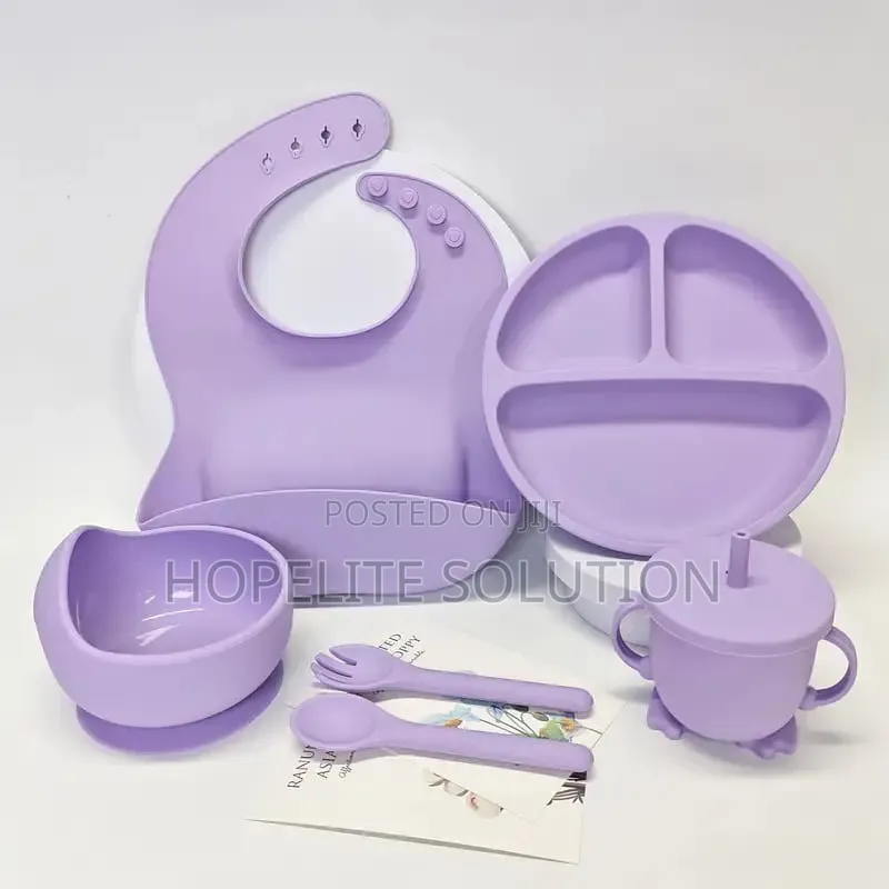 6pcs Silicone Cutlery Set for Kids