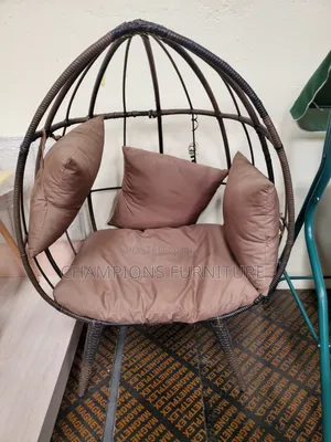 Outdoor Rattan Cage Egg Chair