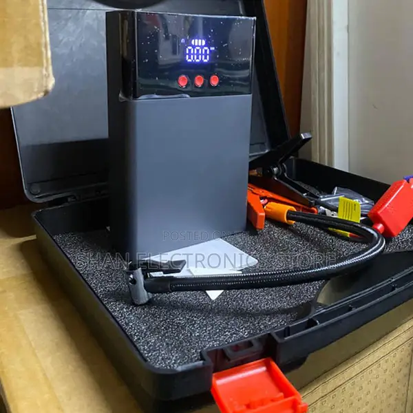 Powerful Jump-Starting. Q7 80000mAh Portable Tyre Inflator