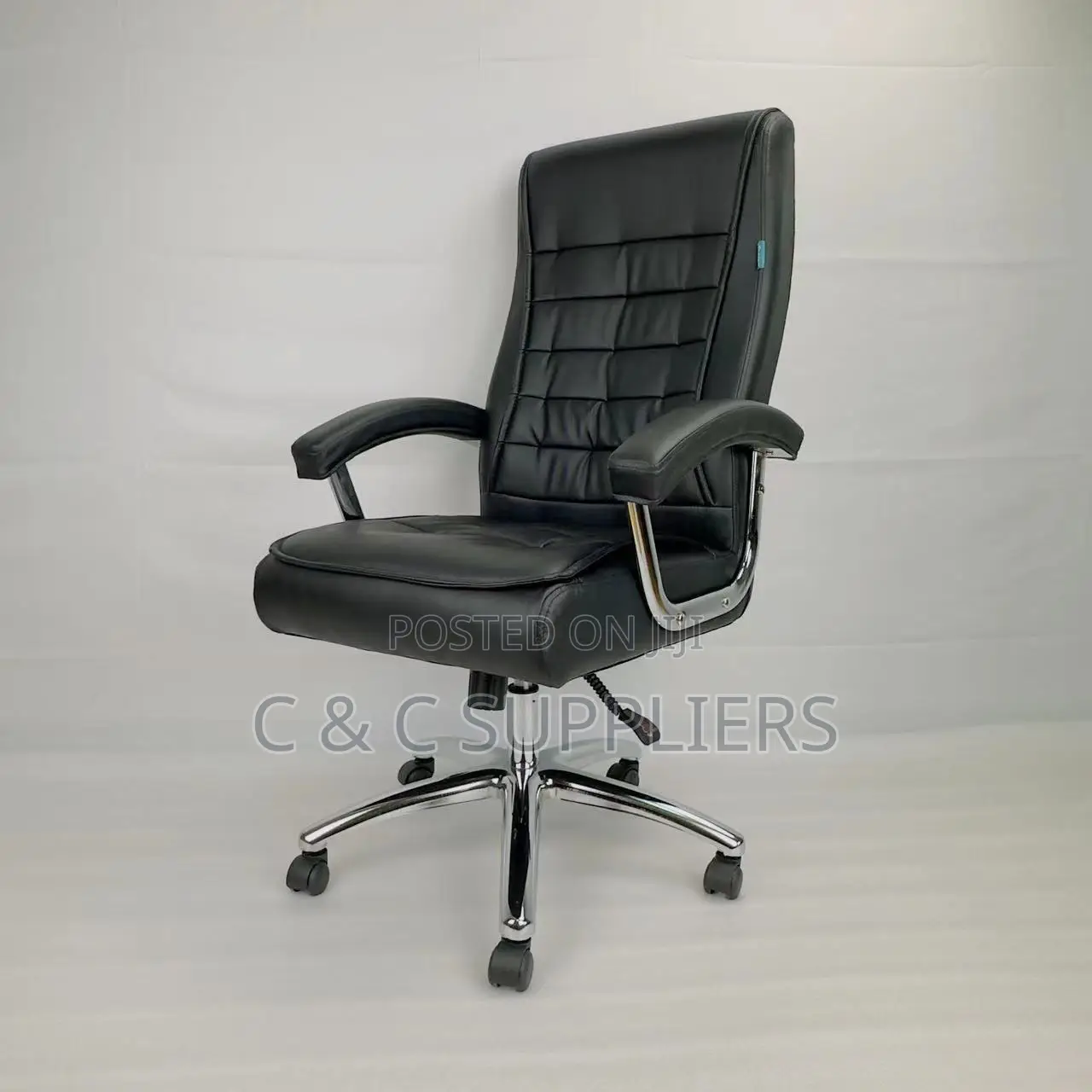 Executive PU Leather Black Computer Chair.