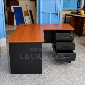 Curved Cherry Study Desk-1400mm