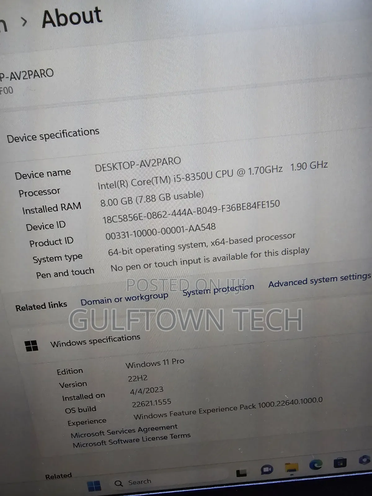Laptop Lenovo ThinkPad X280 8GB Intel Core i5 SSD 256GB