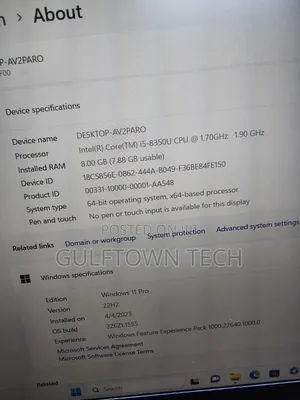 Laptop Lenovo ThinkPad X280 8GB Intel Core i5 SSD 256GB