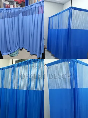 Green and Blue Hospital Curtains