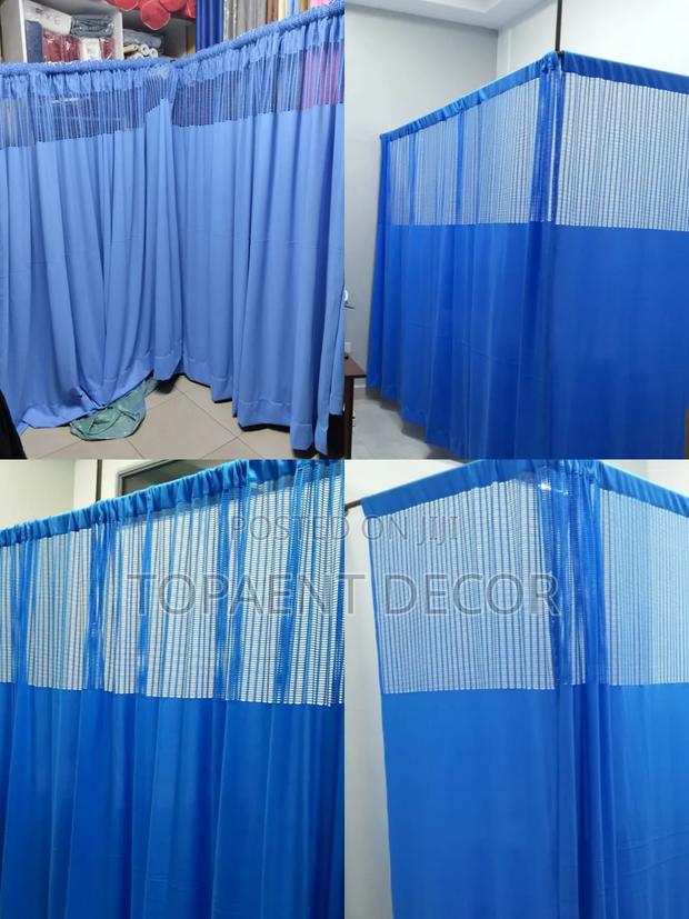 Green and Blue Hospital Curtains - thumbnail 2