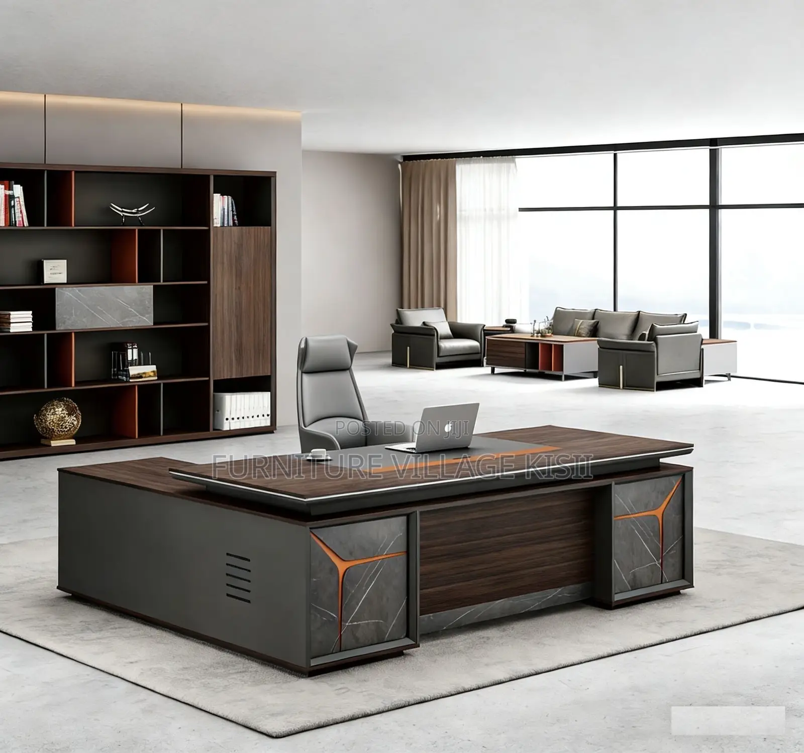 Office Desk: Executive Managers Desk 1600mm