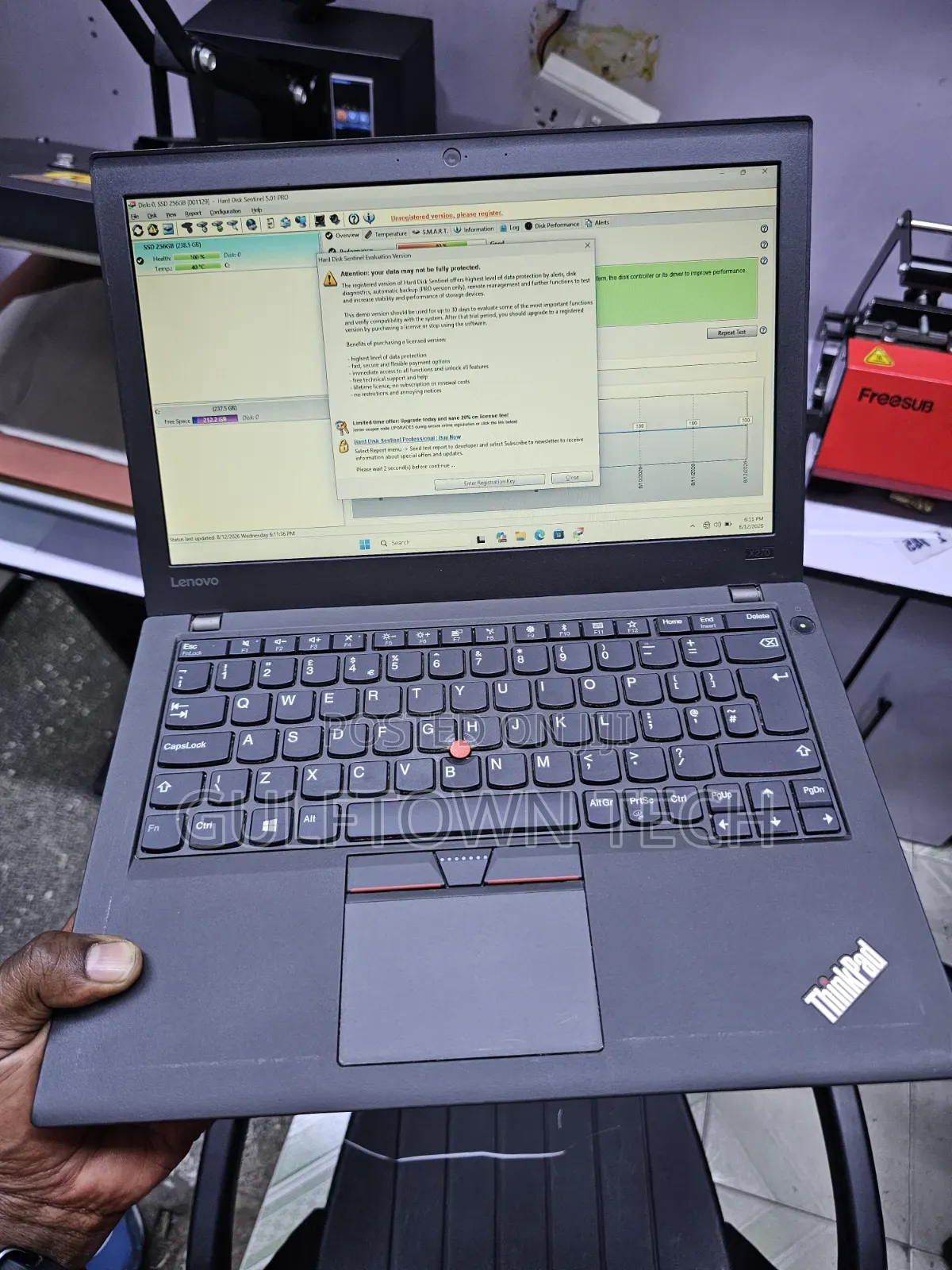 Laptop Lenovo ThinkPad X270 8GB Intel Core i5 SSD 256GB