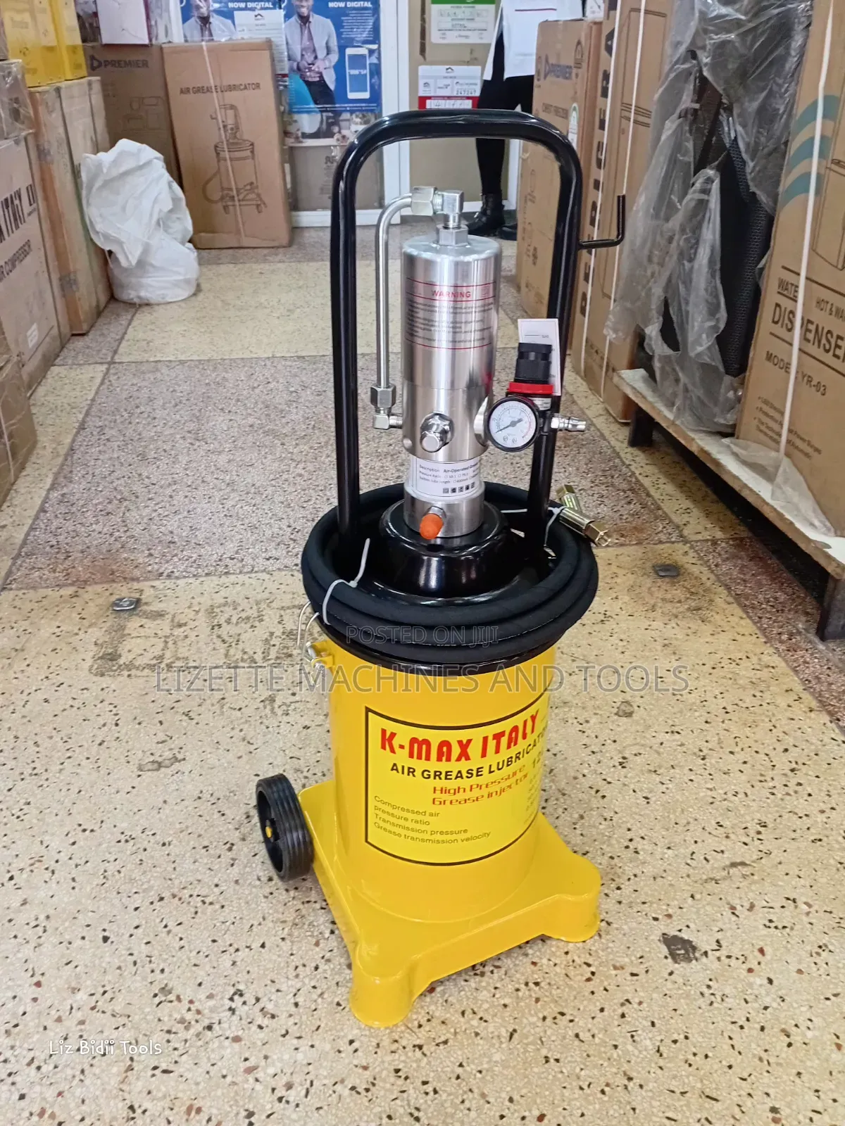 Kmax 20L Air Pressure Pneumatic Grease Bucket