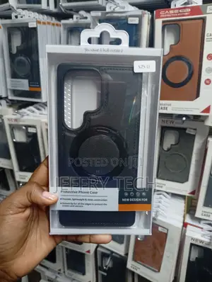 Magnetic Ring Kickstand Case Designed for the Samsung Galaxy S24 Ultra