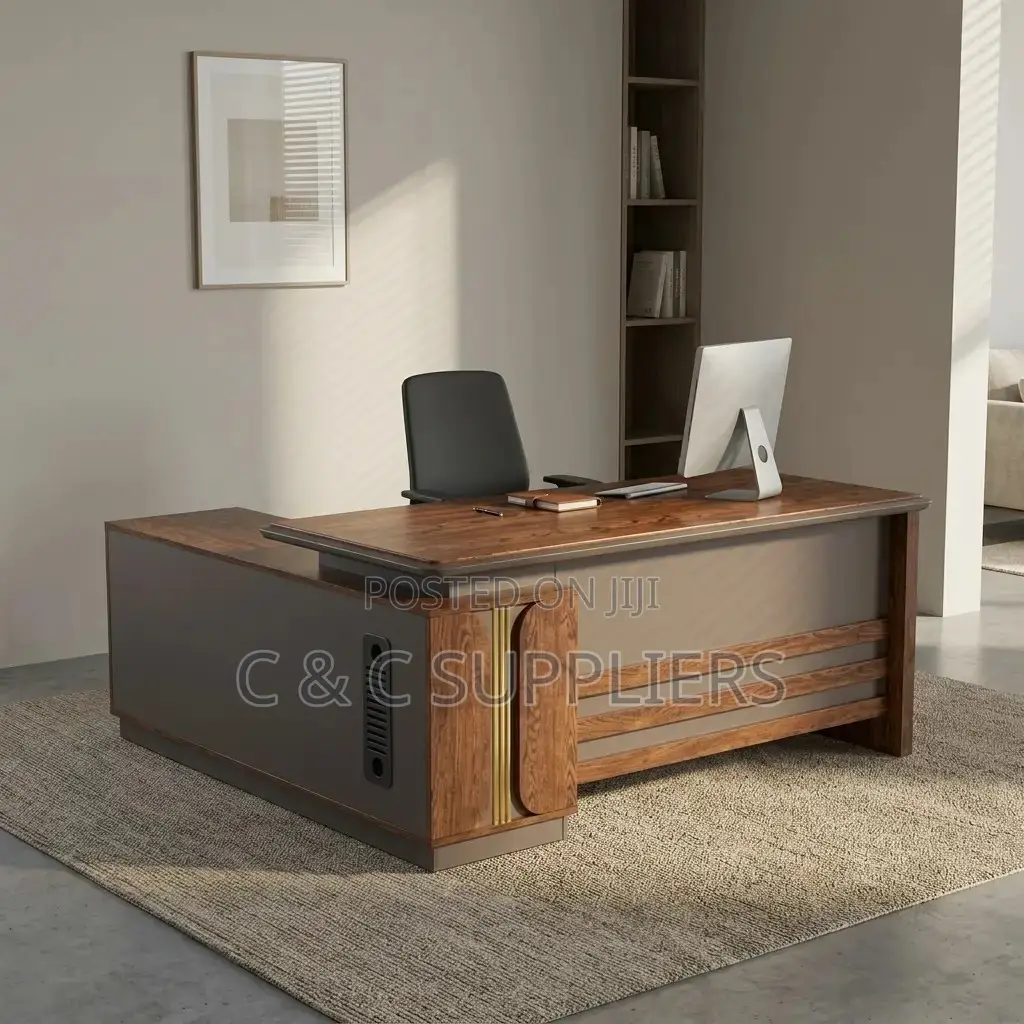 Directors L-Shape Executive Desk-1800mm
