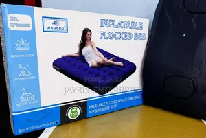 Inflatable Flocked Air Bed 4*6ft