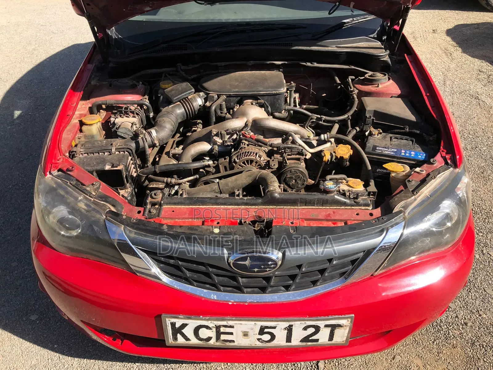 Subaru Impreza 2009 Red