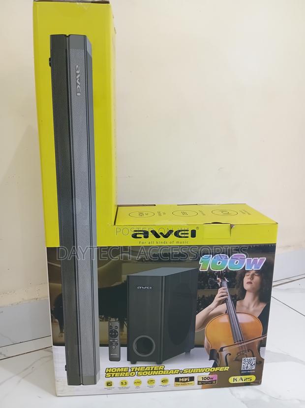 The Awei KA25 100W Bluetooth Home Theater Stereo Soundbar System.
