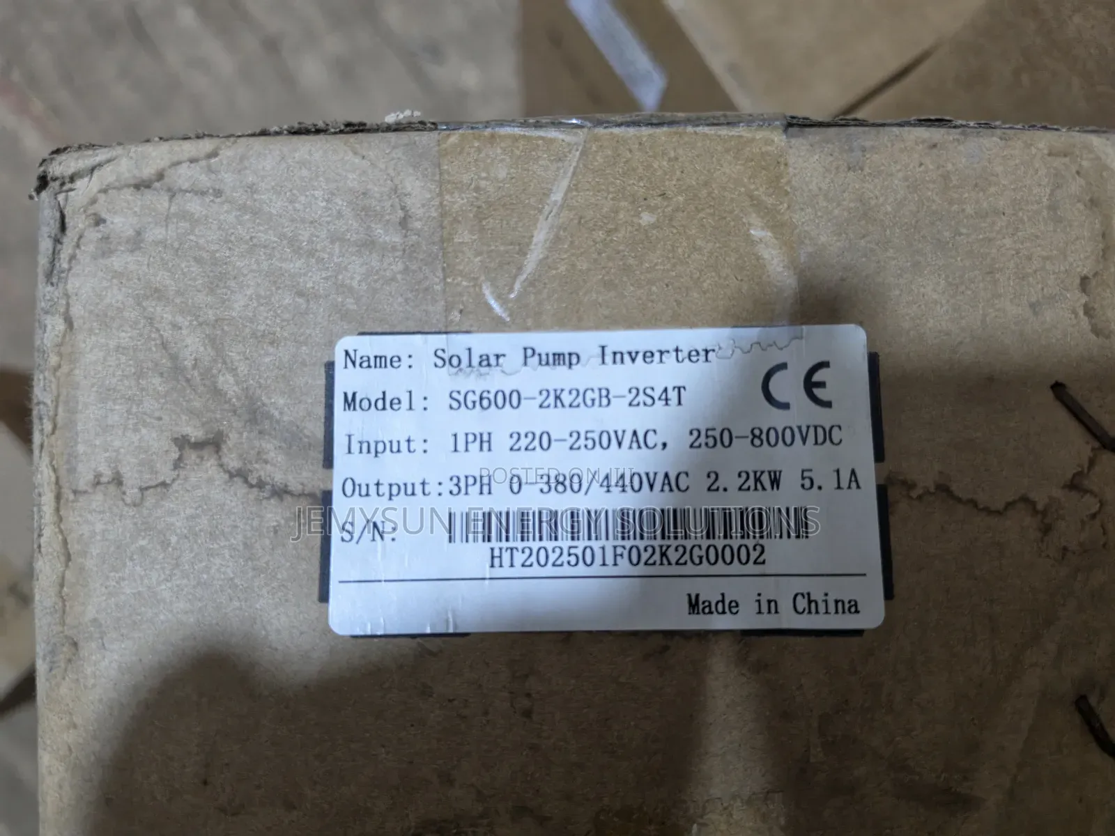 2.2kW Phase Converter 1ph Input to 3ph Output