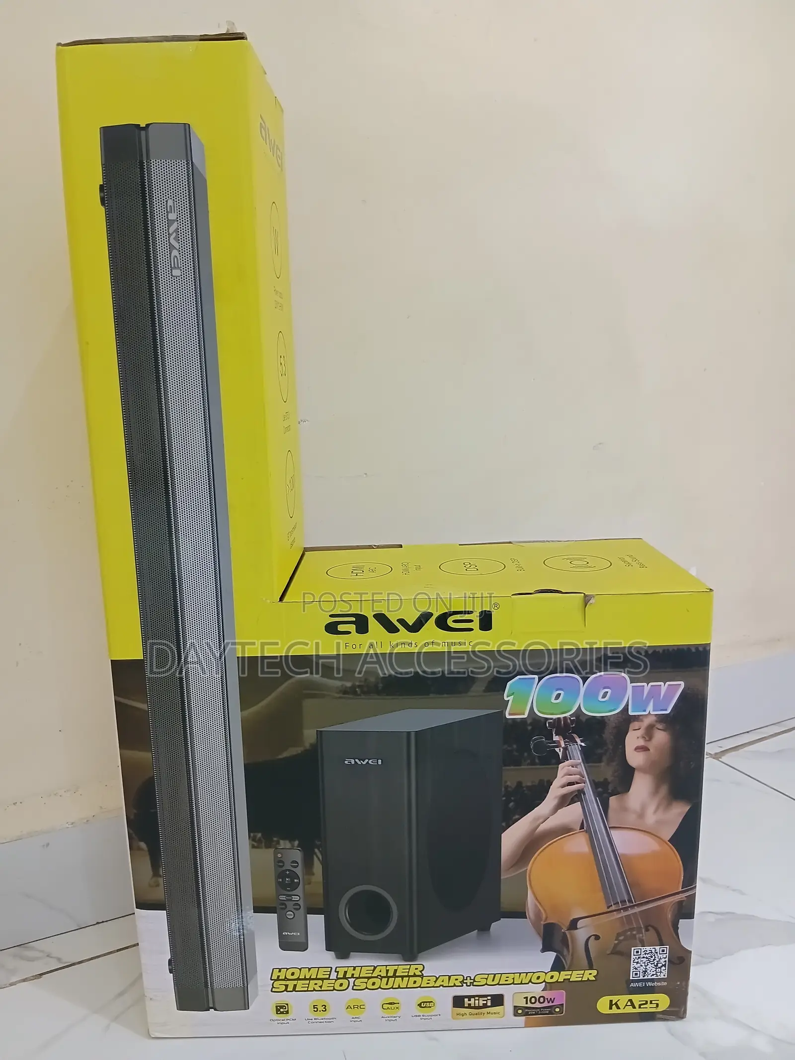Awei KA25 Bluetooth Sound Bar.