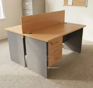 Office Workstation : 2-Seater Custom Local Staff Workstation