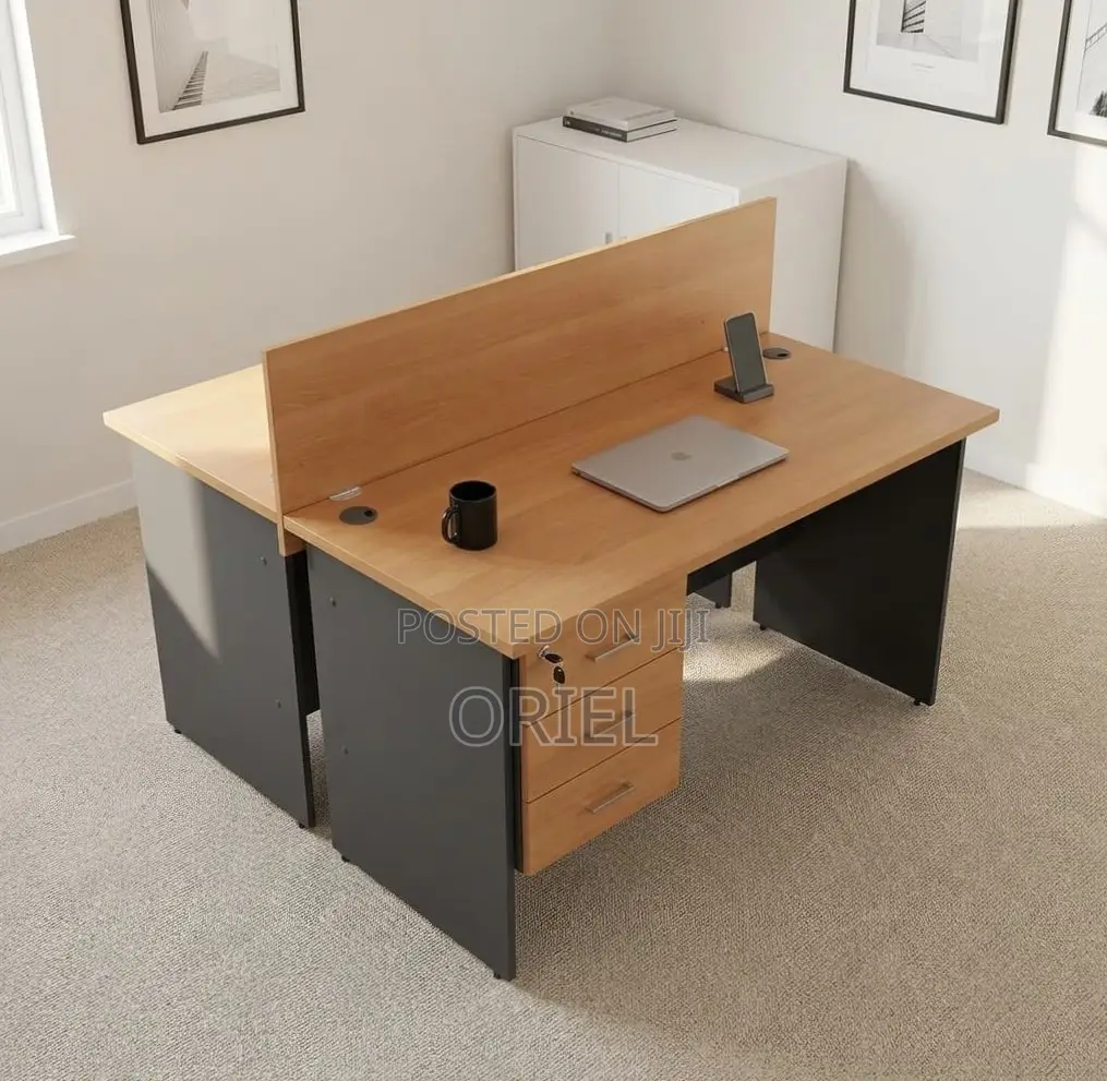 Office Workstation : 2-Seater Custom Local Staff Workstation