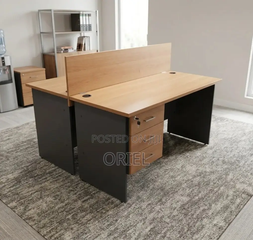 Office Workstation : 2-Seater Custom Local Staff Workstation
