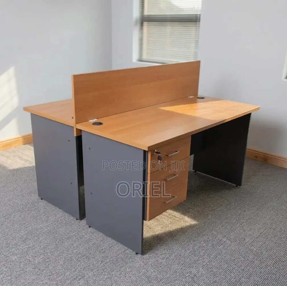 Office Workstation : 2-Seater Custom Local Staff Workstation