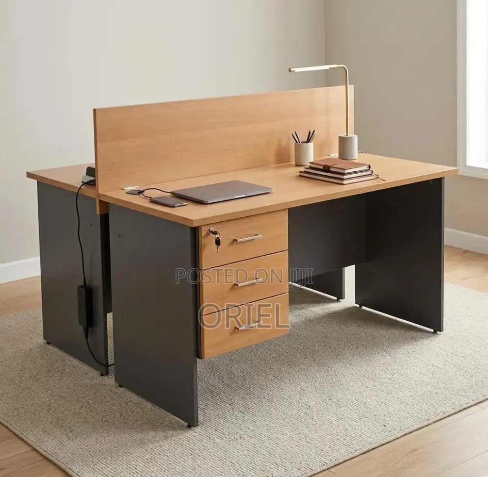 Office Workstation : 2-Seater Custom Local Staff Workstation