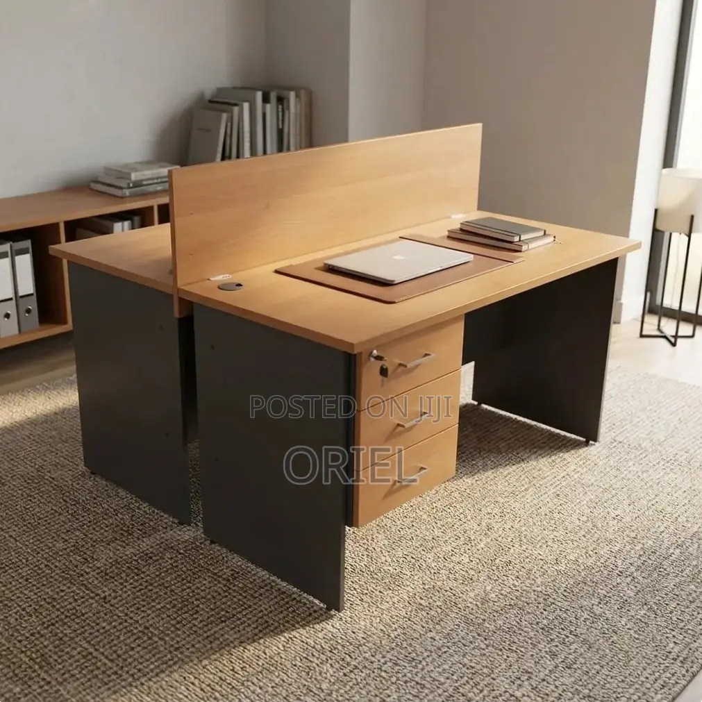 Office Workstation : 2-Seater Custom Local Staff Workstation