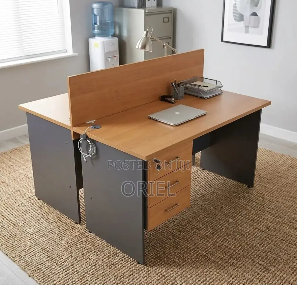 Office Workstation : 2-Seater Custom Local Staff Workstation