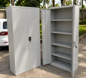 2-Door Steel Office Filing Cabinet – Lockable Storage