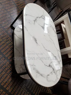 Oval Marble Coffee Table