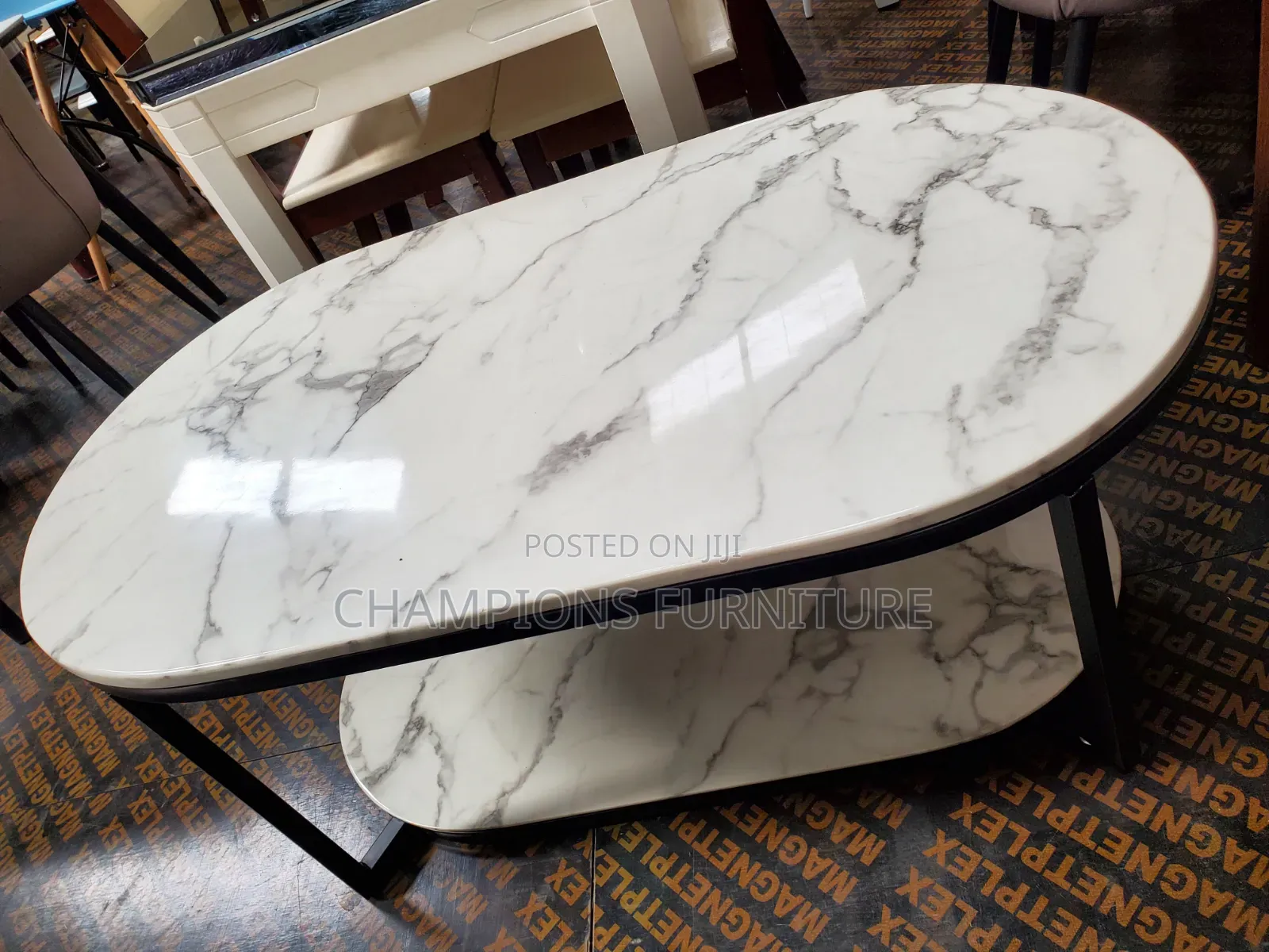 Oval Marble Coffee Table