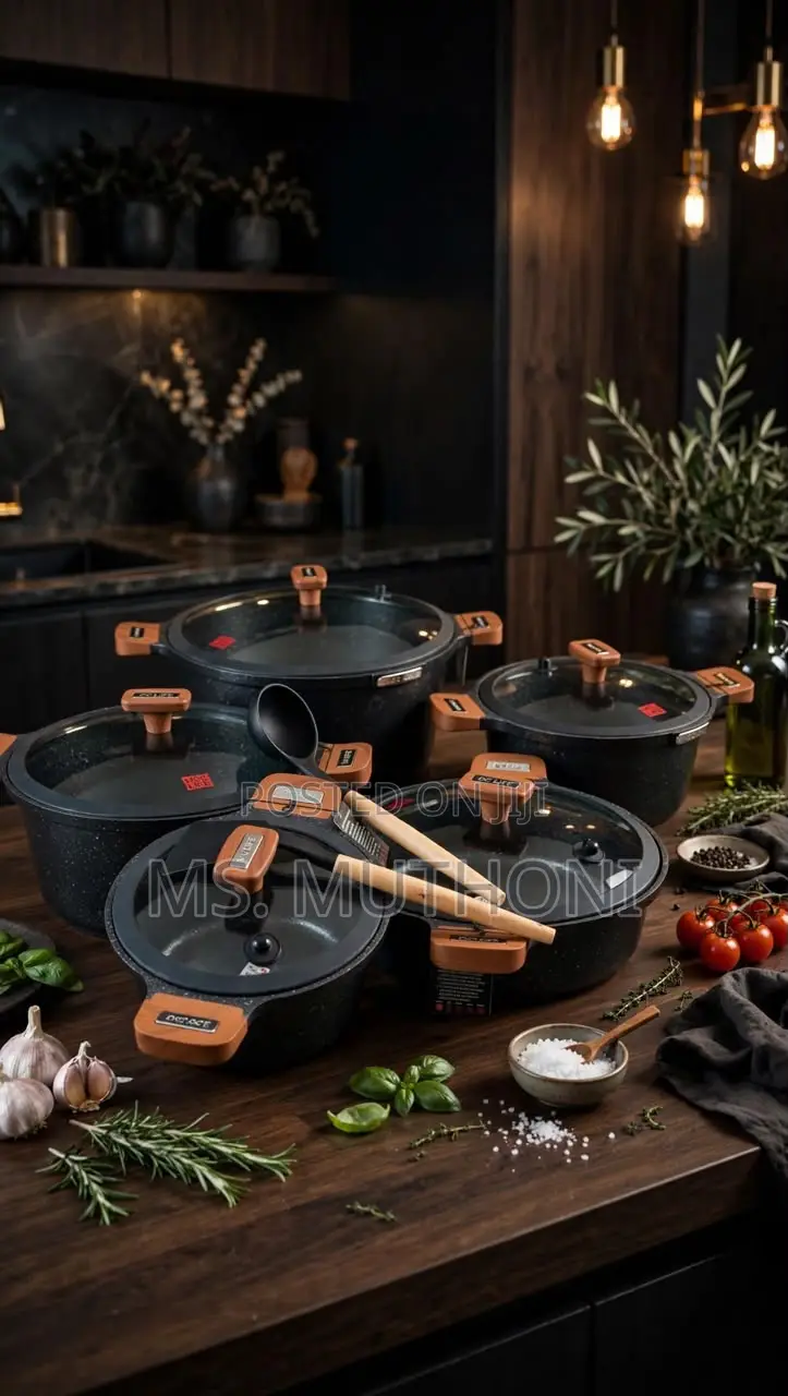Durable Non-Stick Granite Coating UCC Life Granite Non-Stick Cookware