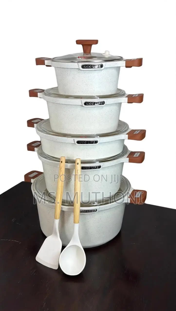 Durable Non-Stick Granite Coating UCC Life Granite Non-Stick Cookware