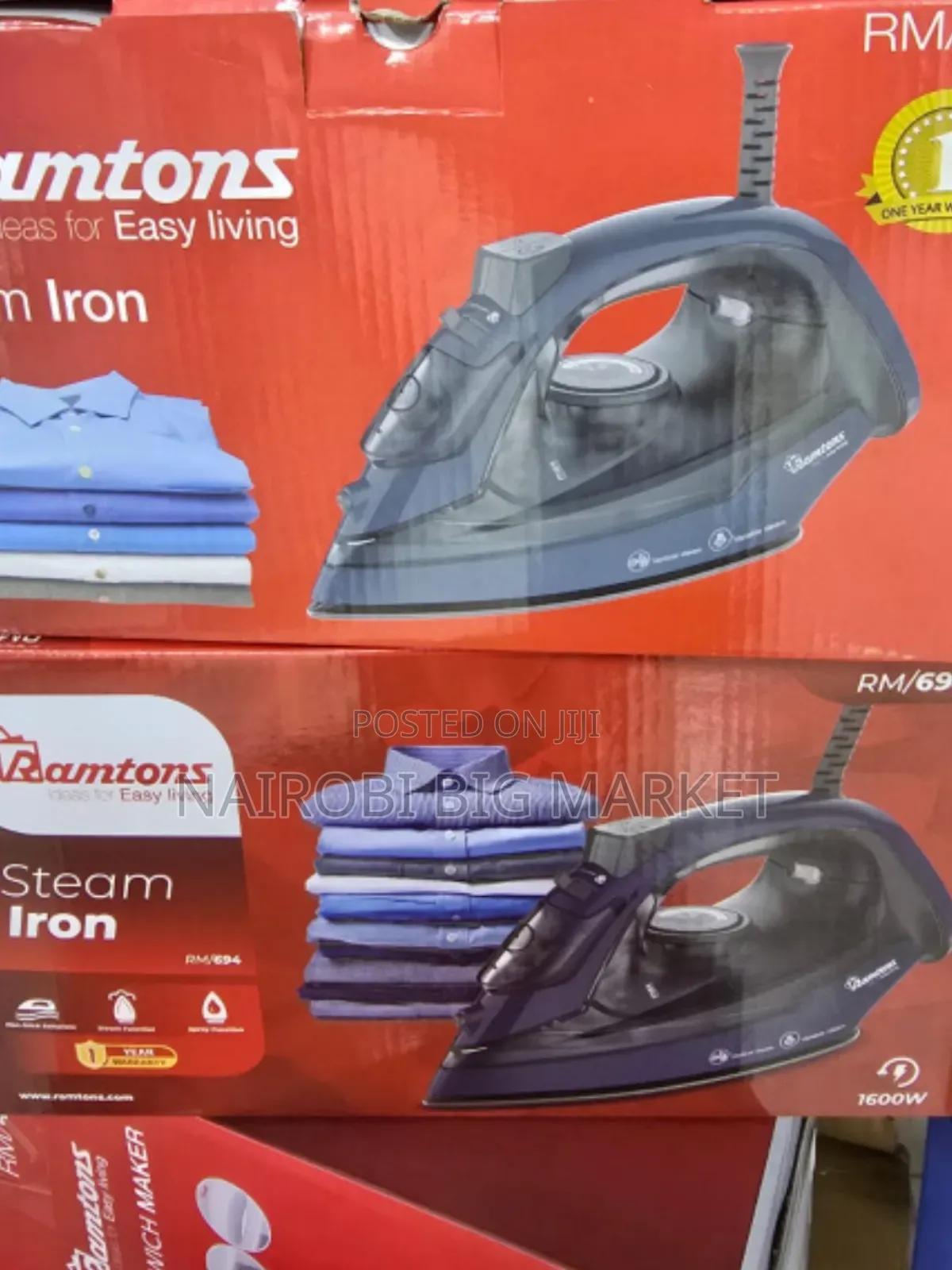 Ramtons Steam Iron Box