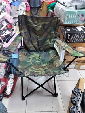 Camouflage Arm Camping Chair Foldable Carrier Bag