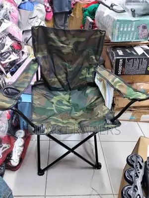 Camouflage Arm Camping Chair Foldable Carrier Bag