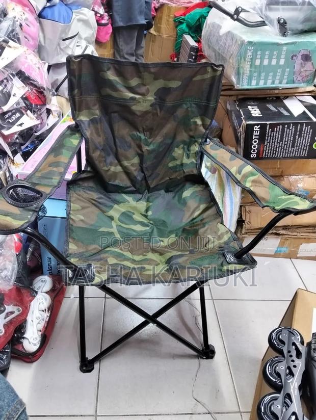 Camouflage Arm Camping Chair Foldable Carrier Bag - main view