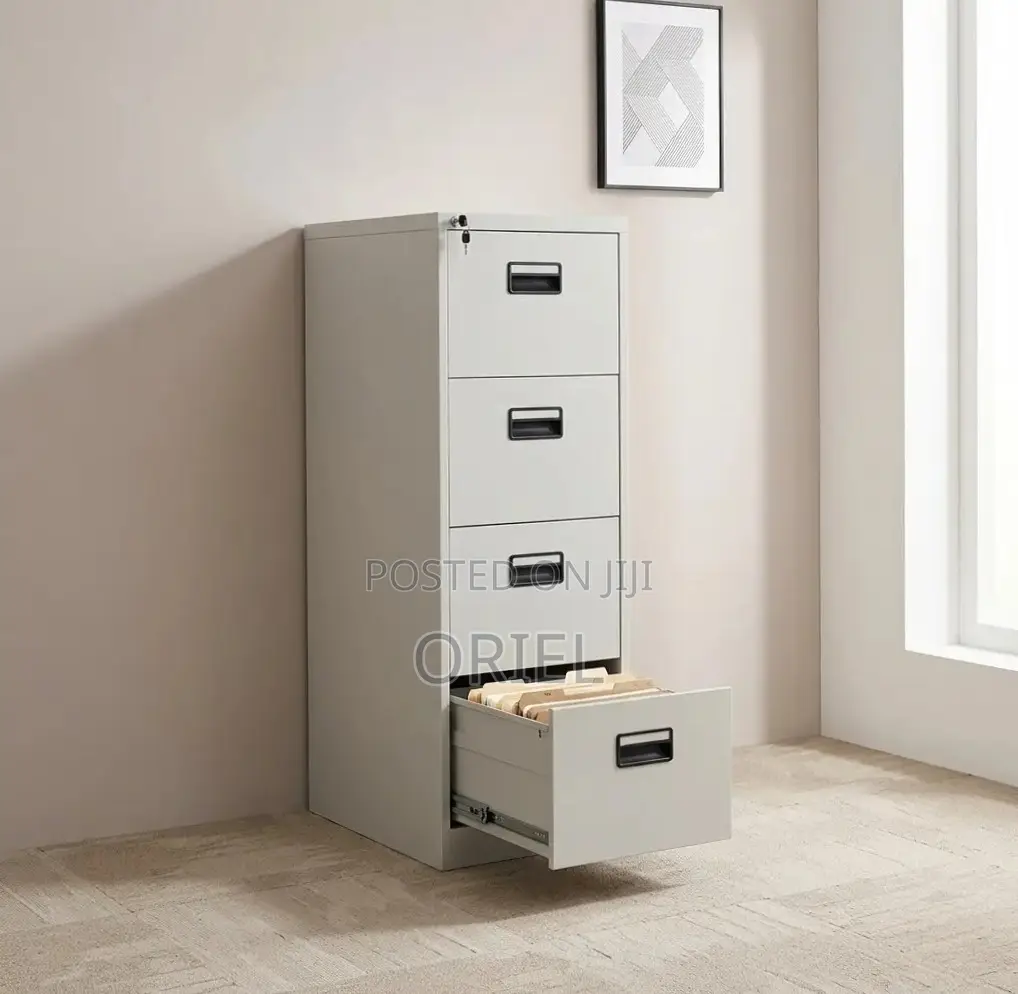 Office Cabinet : Vertical 4-Drawer Cabinet