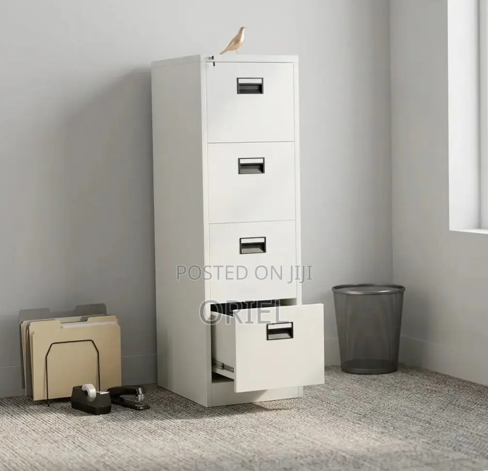 Office Cabinet : Vertical 4-Drawer Cabinet