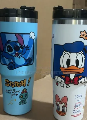 Cartoon Themed Flask
