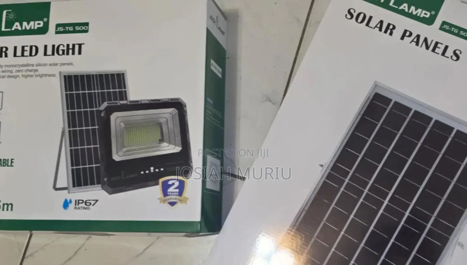Long Lasting TG500w Solar Floodlight