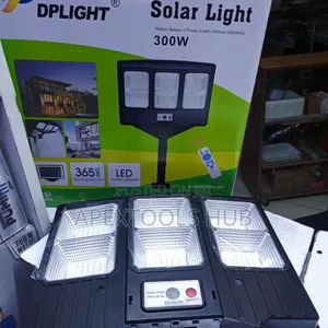 DPLIGHT 300W  Solar LED Street Light With Motion Sensor & Remote