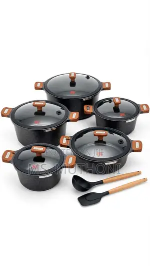 Premium UCC Life Granite Die-Cast Non-Stick Cookware Set