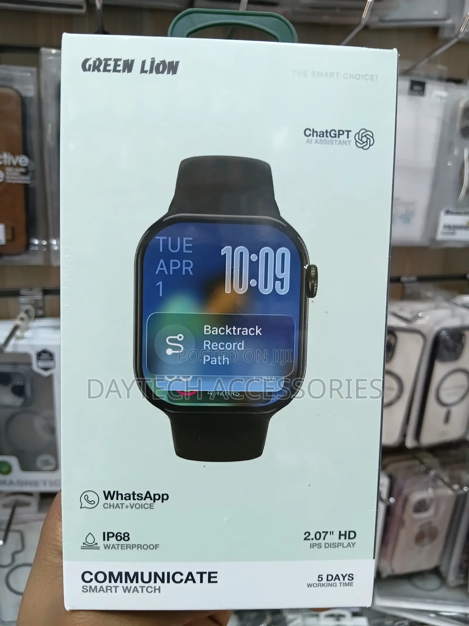 The Green Lion Communicate Smart Watch 2.07-Inch HD IPS Display Screen
